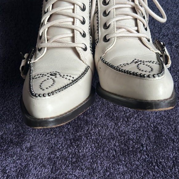 Coach zip up western boots size 6 - Picture 9 of 10